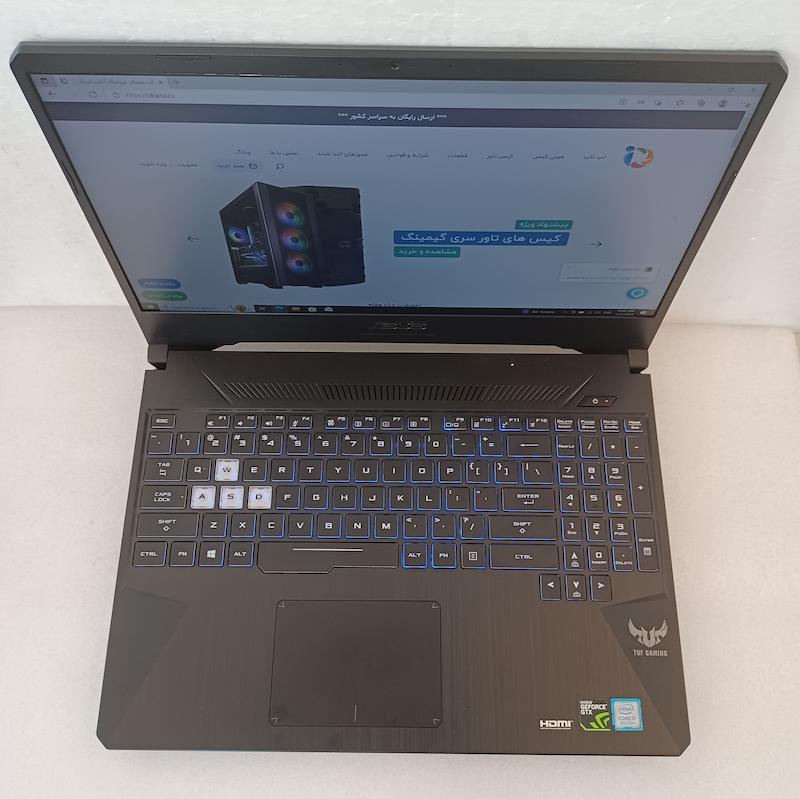 لپ تاپ استوک گیمینگ ASUS FX505 رم 16 گرافیک GTX 1060