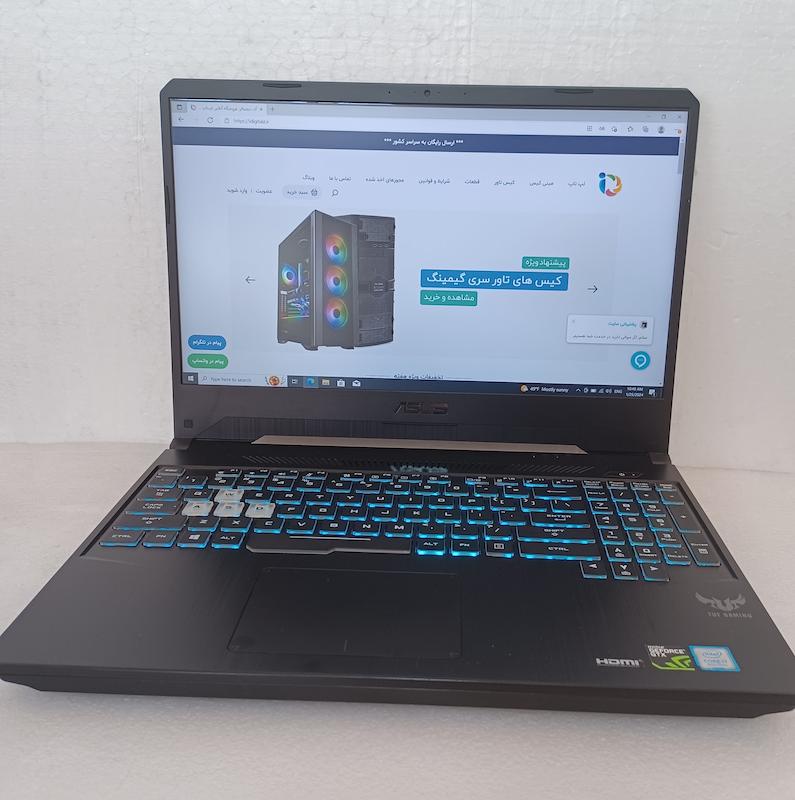 لپ تاپ استوک گیمینگ ASUS FX505 رم 16 گرافیک GTX 1060