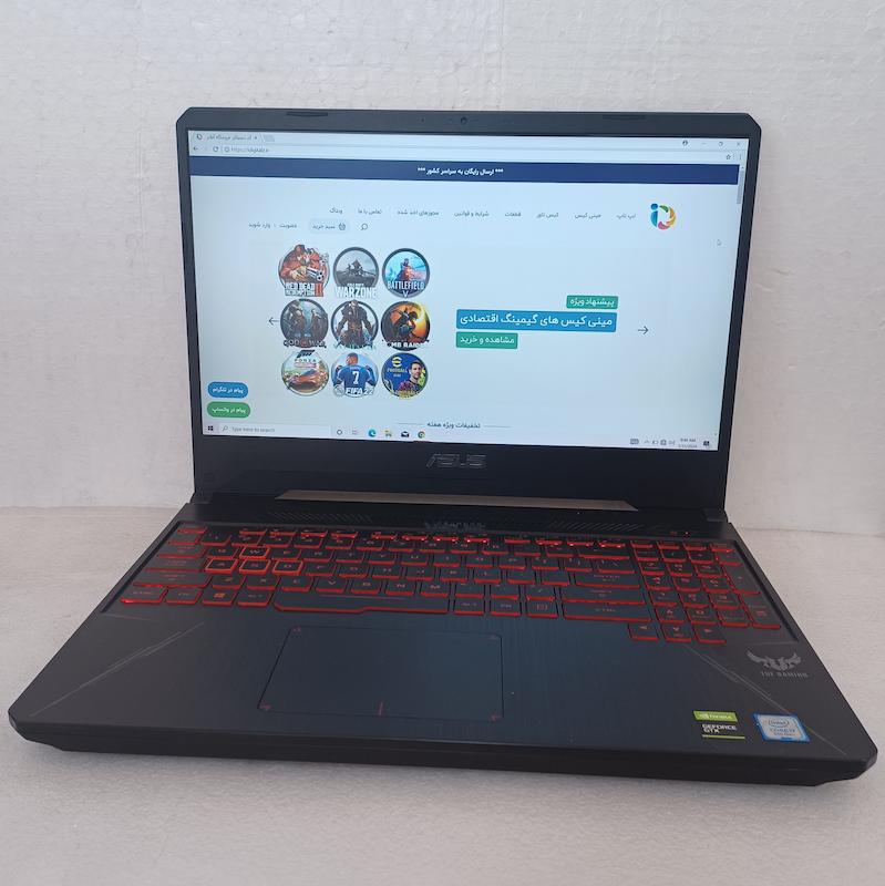 لپ تاپ استوک گیمینگ ASUS FX505 رم 16 گرافیک GTX 1050