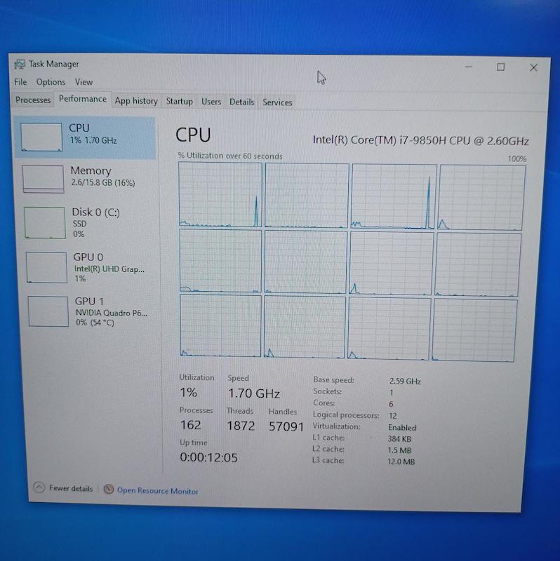 لپ تاپ استوک رندرینگ i7 نسل نه Dell 3541 رم 32 و SSD 512