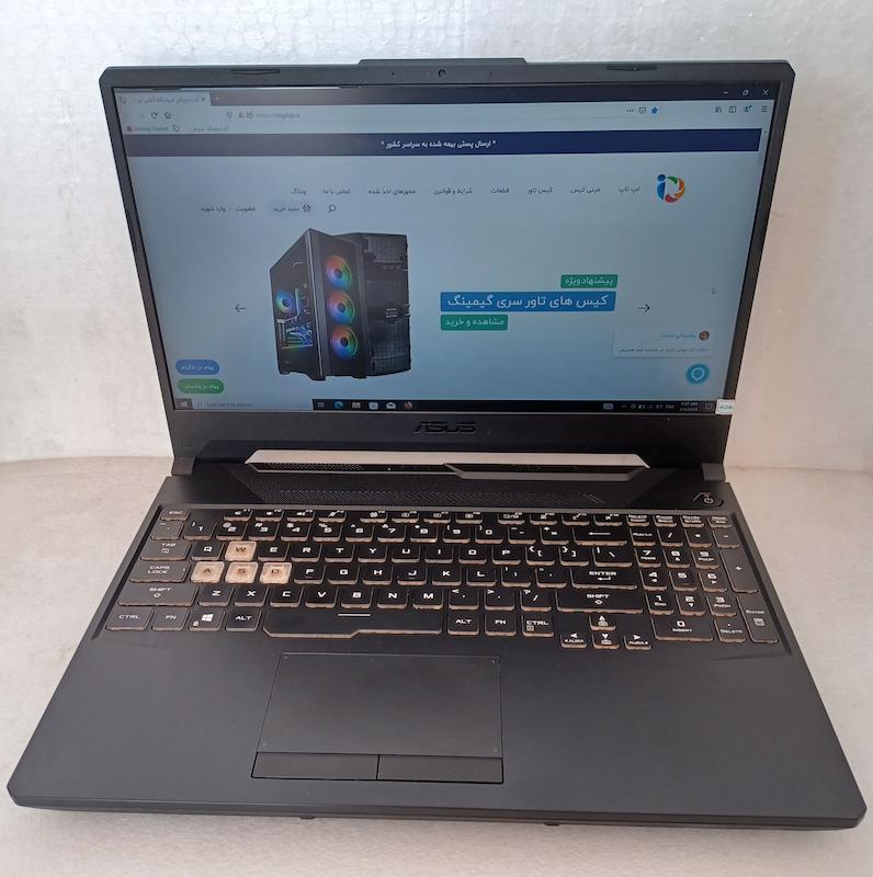 لپ تاپ استوک گیمینگ ASUS TUF FA506 رم 16 و SSD 512