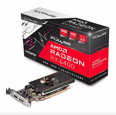 کارت گرافیک آکبند گیمینگ AMD RX 6400 - 4GB