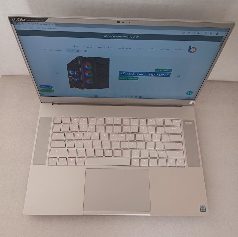 لپ تاپ استوک گیمینگ Razer Blade 15 رم 16 و SSD 512
