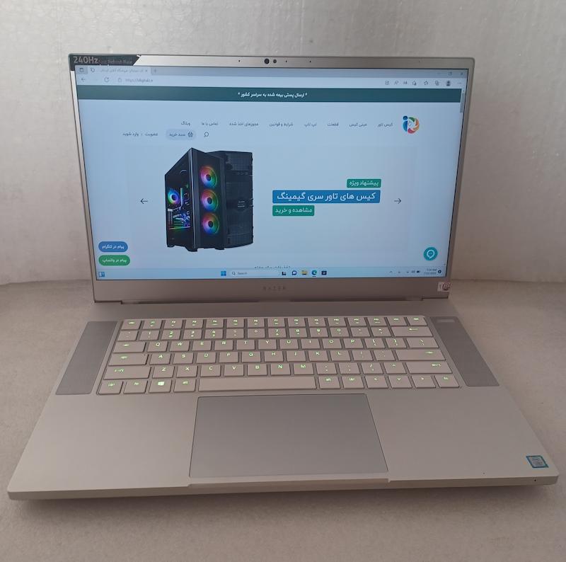 لپ تاپ استوک گیمینگ Razer Blade 15 رم 16 و SSD 512