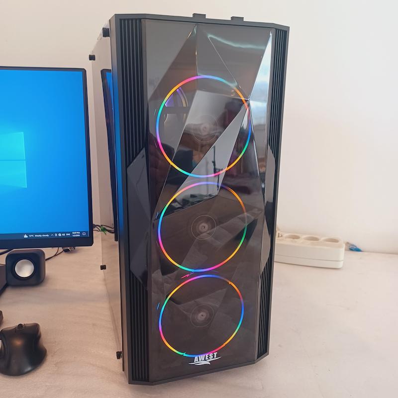 کیس آکبند گیمینگ i3 نسل 12 گرافیک RX 580 8G