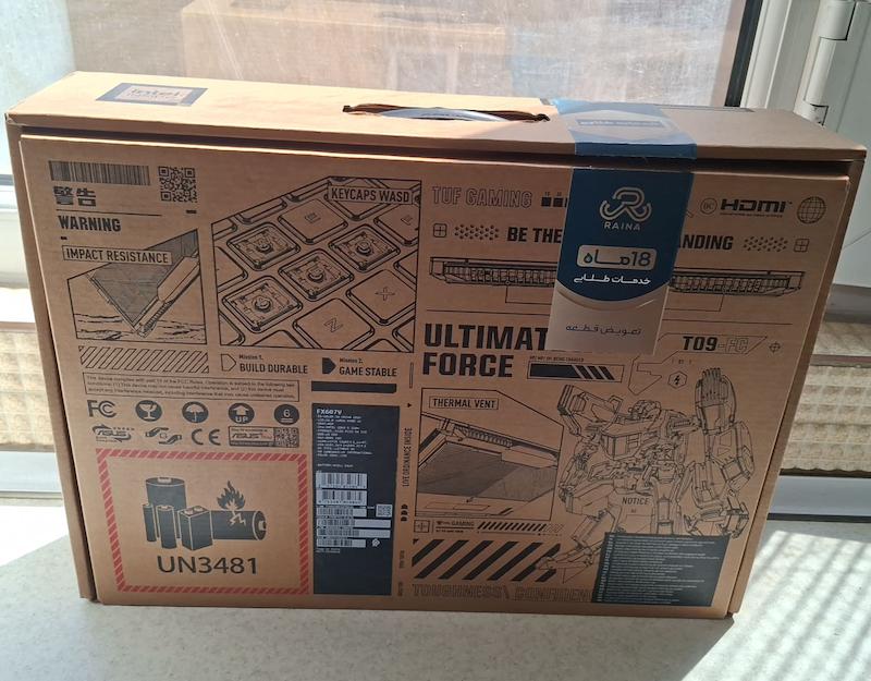 لپ تاپ مشابه نو گیمینگ ASUS TUF FX607V رم 16 و SSD 1T