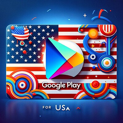 گیفت کارت گوگل پلی آمریکا | Google Play Gift Cards USA Store