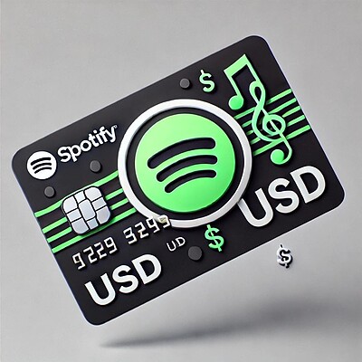 گیفت کارت اسپاتیفای آمریکا | Spotify Giftcard (USD)