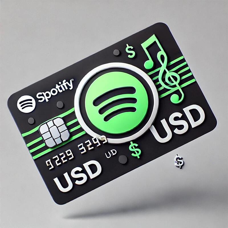 گیفت کارت اسپاتیفای آمریکا | Spotify Giftcard (USD)