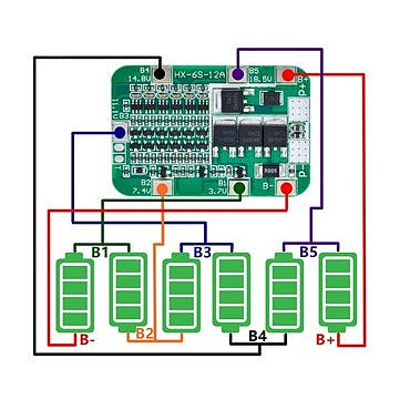 برد مدیریت باتری لیتیوم اسکوتر برقی ( BMS)