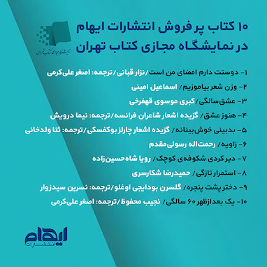 گزارش انتشارات ایهام از نمایشگاه مجازی کتاب تهران