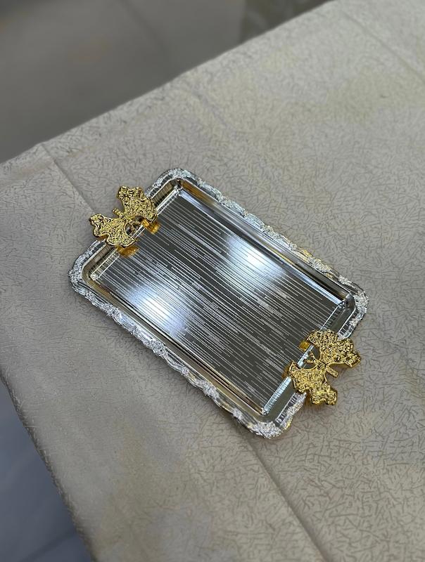 سینی استیل پروانه ( کوچک ) 