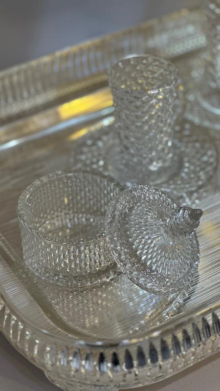 قندان و شکلات خوری ( طرح مطابق تصویر ) 