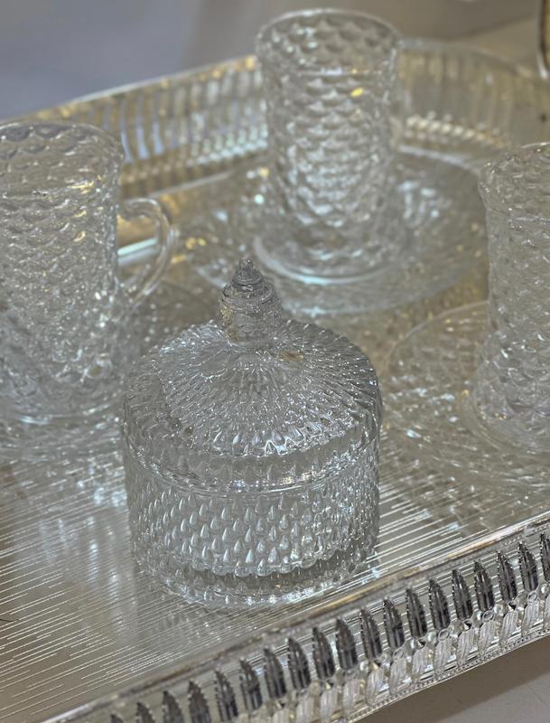 قندان و شکلات خوری ( طرح مطابق تصویر ) 
