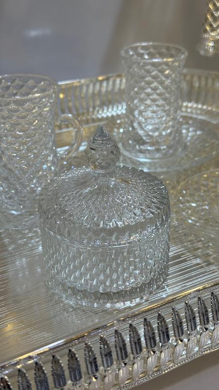 قندان و شکلات خوری ( طرح مطابق تصویر ) 