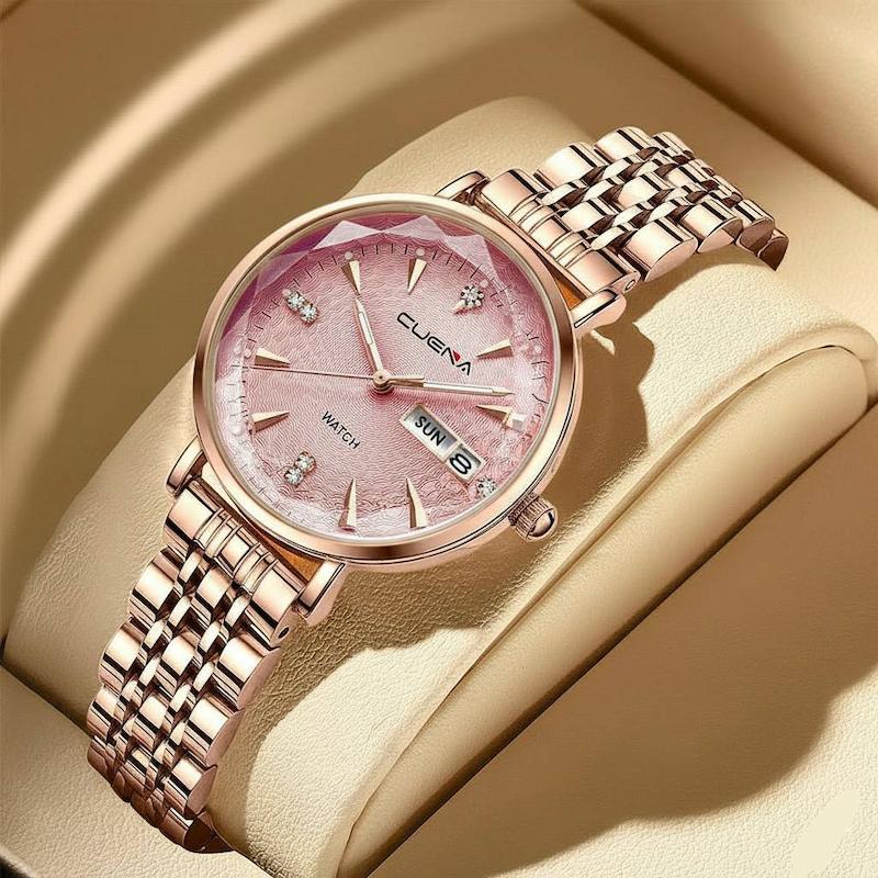 ساعت زنانه برند cuena مدل 6001