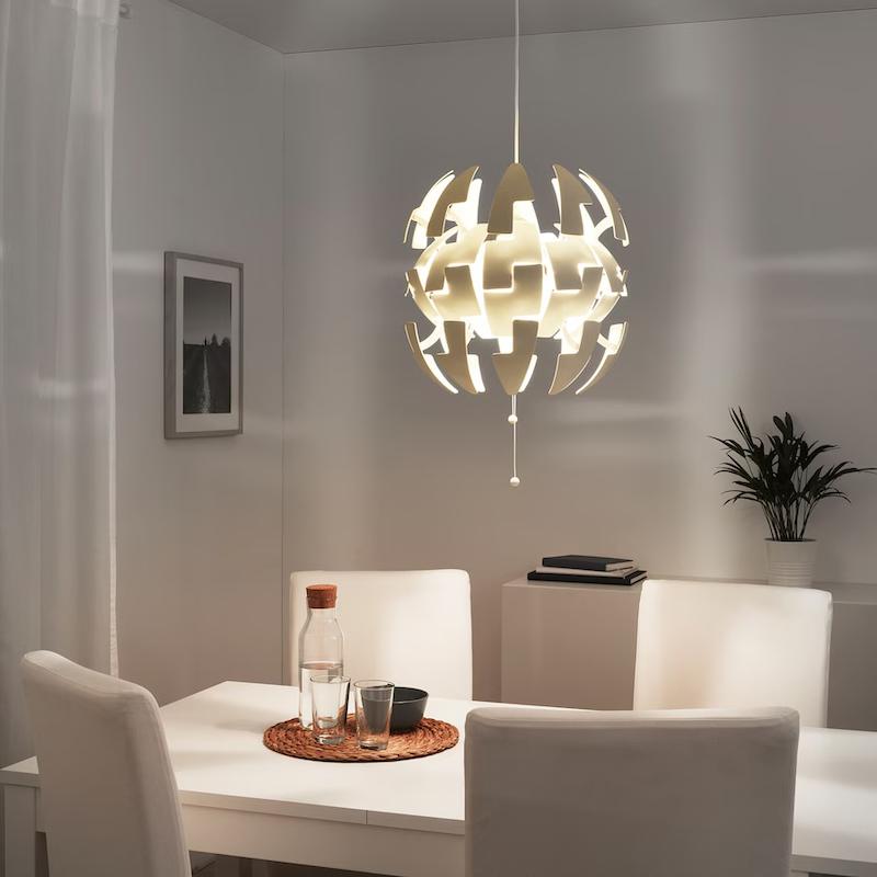 لوستر سقفی سفید IKEA PS 2014