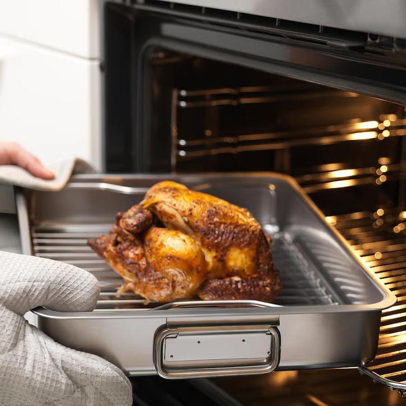 ماهیتابه سینی استیل 40*32 KONCIS