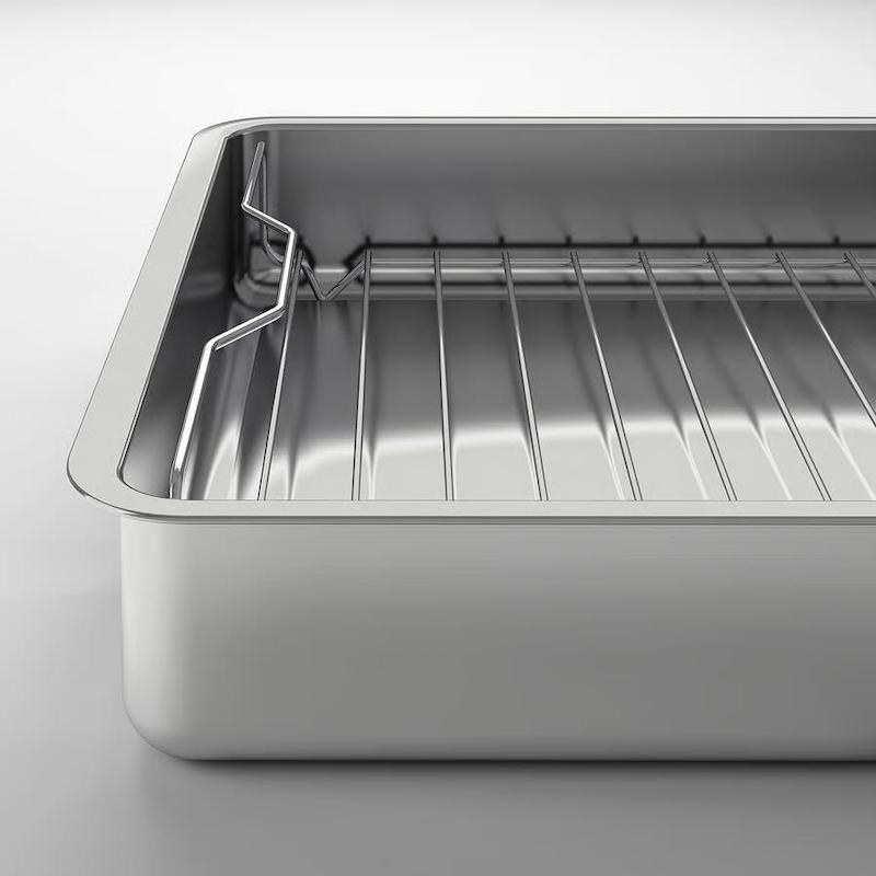 ماهیتابه سینی استیل 40*32 KONCIS