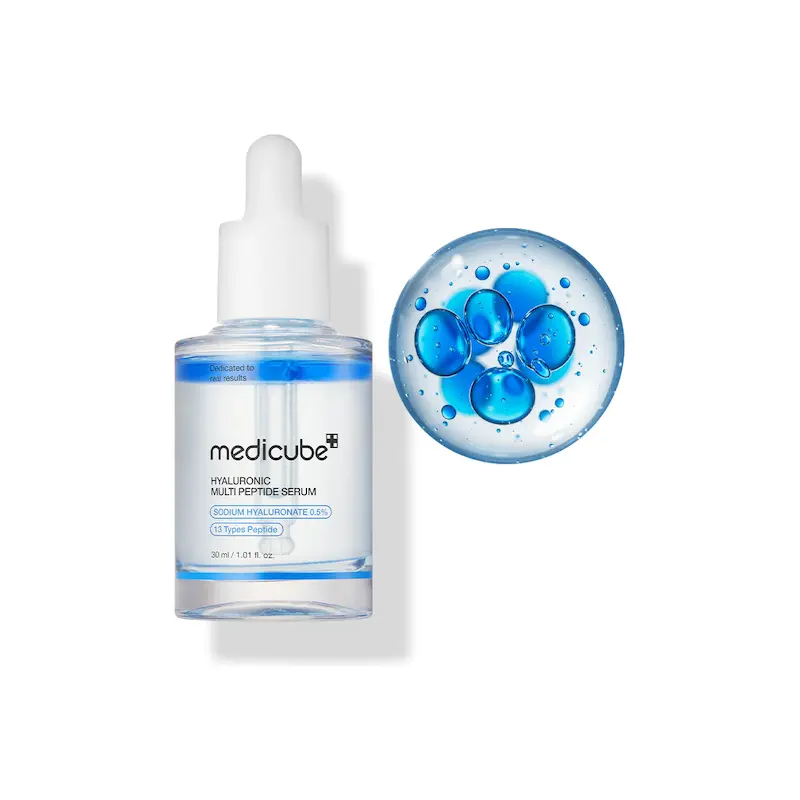 سرم هیالورانیک و مولتی پپتاید مدی کیوب MEDICUBE Hyaluronic Multi Peptide PDRN Serum