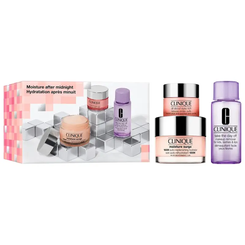 Moisture After Midnight Skincare Set ست سه تایی آبرسان پوست روتین قبل از خواب کلینیک