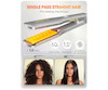  Sleek Chic Wide Glide Straightener اتو مو صاف کننده شیگلم