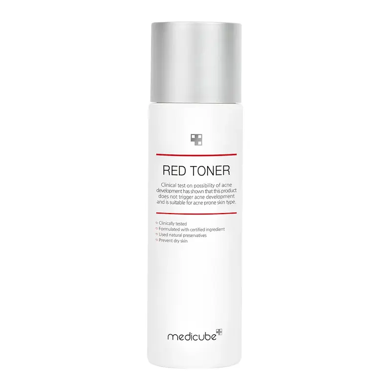 تونر ضدجوش و تسکین دهنده مدی کیوب 100ml red toner medicube