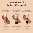 کرم پودر الف مدل سافت گلم soft glam satin foundation elf
