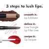 خط لب حجم دهنده الف plumرنگ Love Triangle Lip Filler Liner