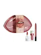 ست لیپ گلاس و خط لب هدی بیوتی Huda Beauty - Juicy Bombshell Lip Duo