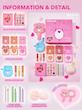کالکشن خرس مهربون شیگلم Care Bears X SHEGLAM Collection Set