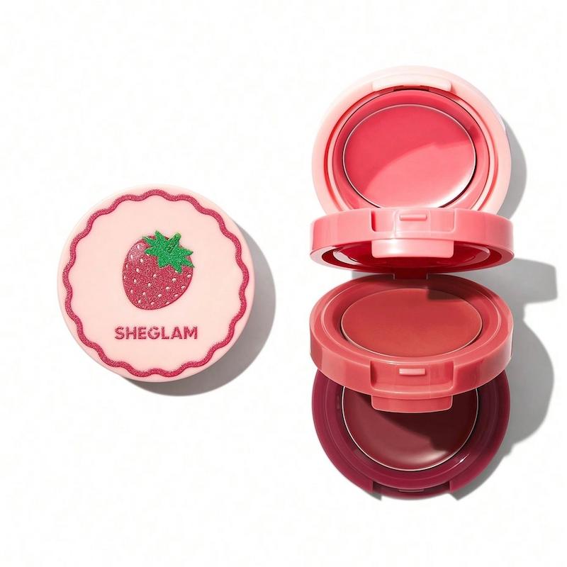 رژگونه سه طبقه strawberry شیگلم