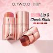 رژگونه استیکی دورنگ O.TWO.O رنگ Warm Sunset 03