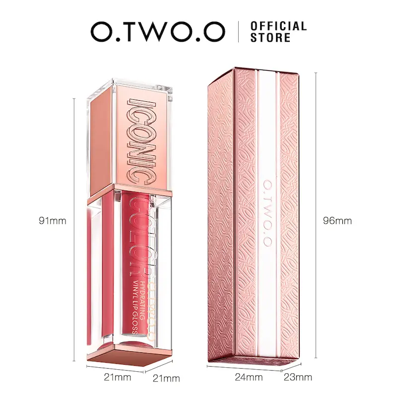 لیپ گلاس ابرسان hydrating vinyl lipgloss o two o