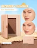 کانتور /برنزر پودری شیگلم SHEGLAM Dream Touch Bronzer-12 Terracotta Powder Bronzer Brand Beauty Makeup