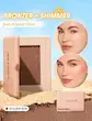 کانتور /برنزر پودری شیگلم SHEGLAM Dream Touch Bronzer-12 Terracotta Powder Bronzer Brand Beauty Makeup