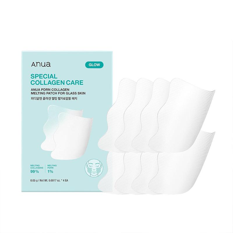 پچ ذوب‌شونده کلاژن و PDRN آنوا | ANUA PDRN Collagen Melting Patch for Glass Skin