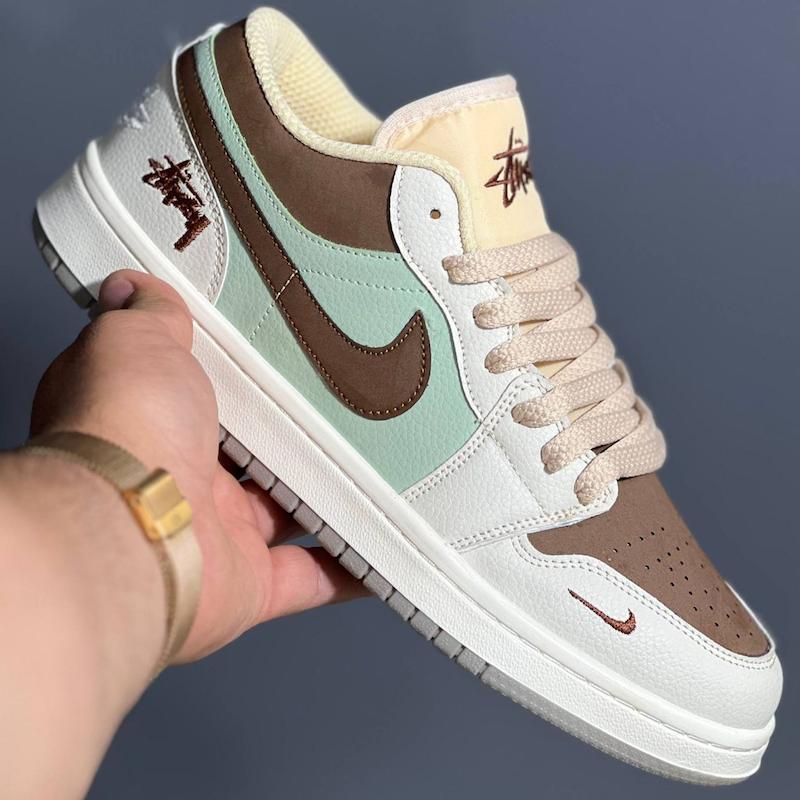 کفش کتونی نایک جردن NIKE JORDAN کرم سبز