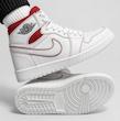 نایک جردن ساقدار NIKE JORDAN HIGH سفید قرمز