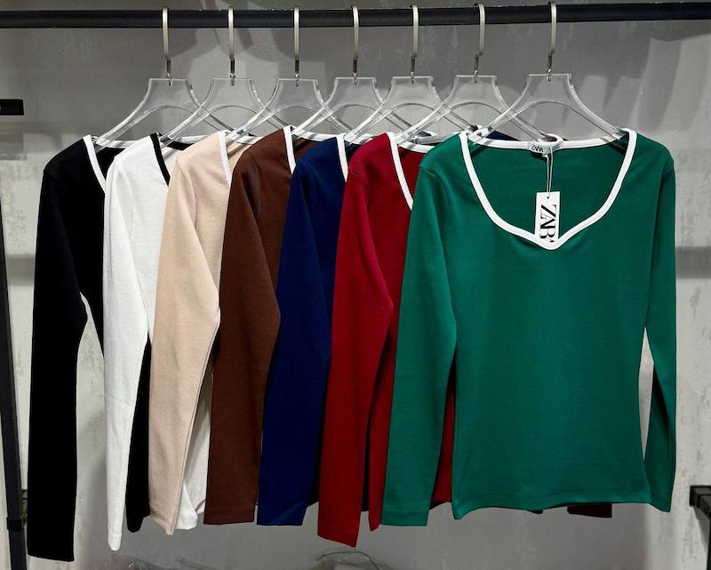 بلوز یقه دلبری