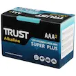 باتری دوتایی نیم قلمی تراست Alkaline Super Plus LR03 
