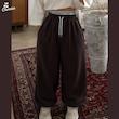 شلوار جاگر قهوه ای