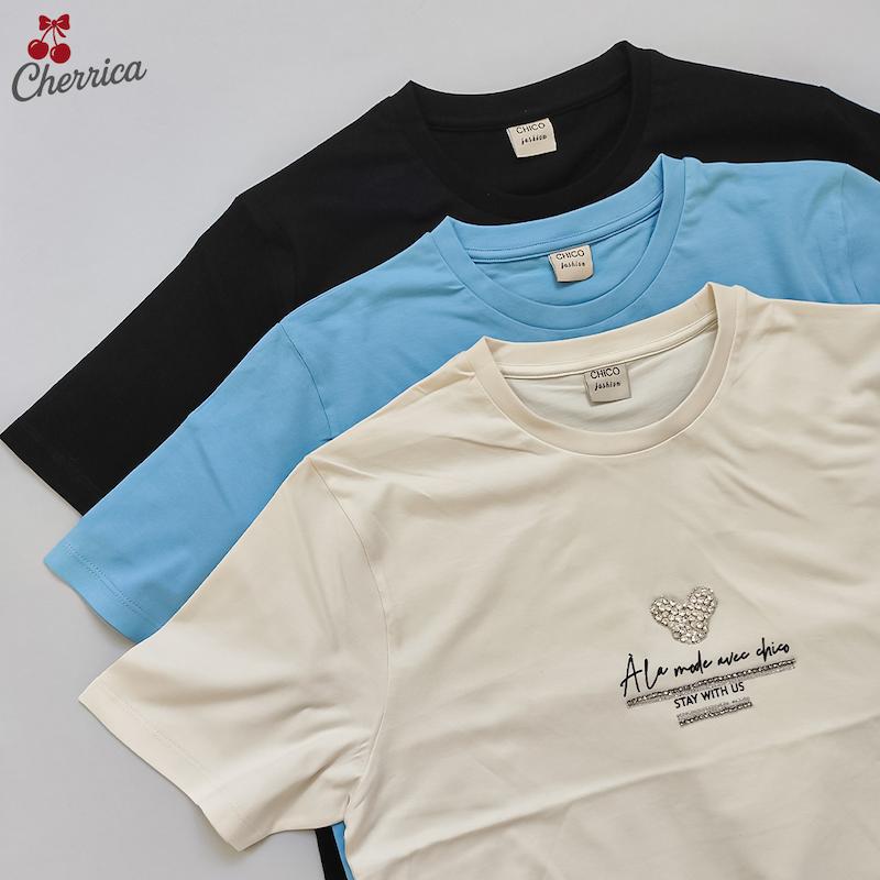 تیشرت نگین دار