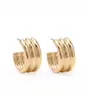 گوشواره حلقه‌ای سه‌لایه تریپل (وارداتی)