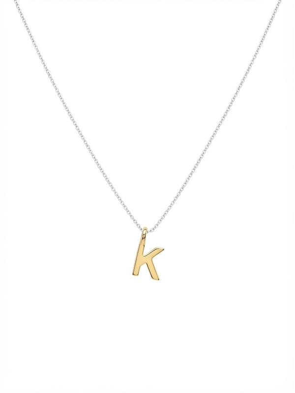 گردنبند استیل طرح حرف K