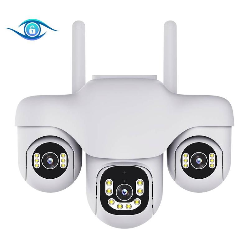 دوربین سیم‌کارتی سه‌لنز مدل SC31-4G با کیفیت 12 مگاپیکسل و پوشش 360 درجه