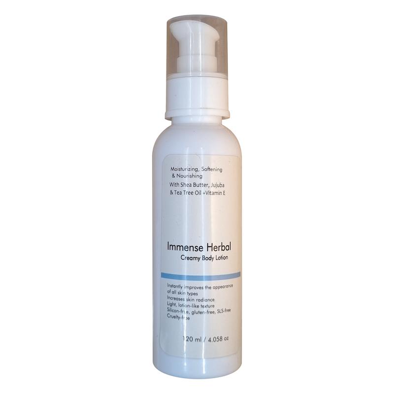 لوسیون بدن ایمنس هربال مدل شیباترجوجوبا  مناسب برای انواع پوست حجم 120 میلی لیتر