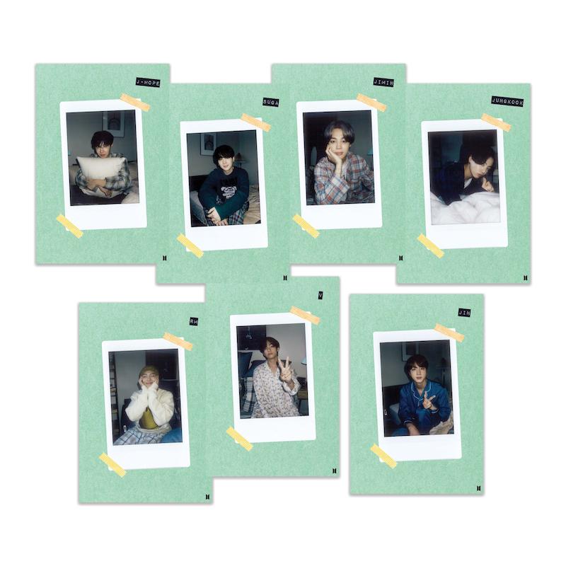 ست پولاروید | .BTS BE Polaroids GREEN VER