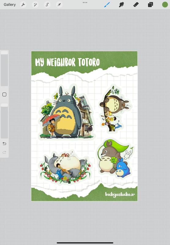 استیکر My Neighbor Totoro 