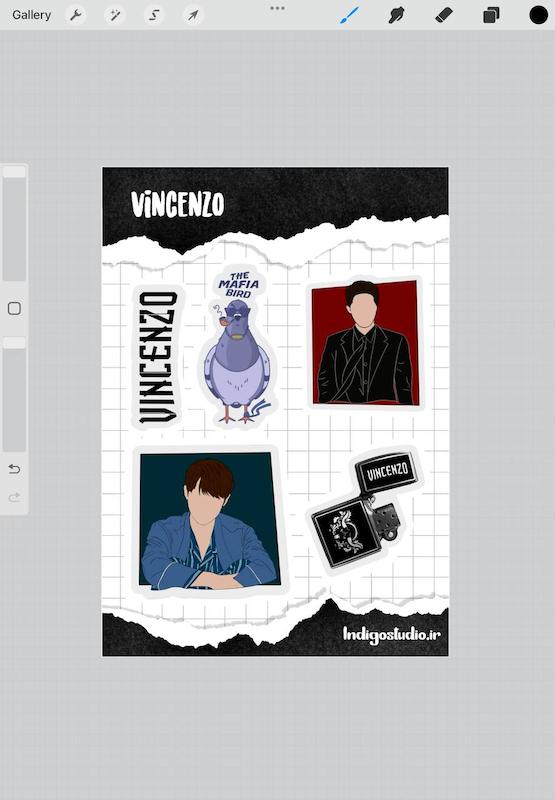 استیکر Vincenzo